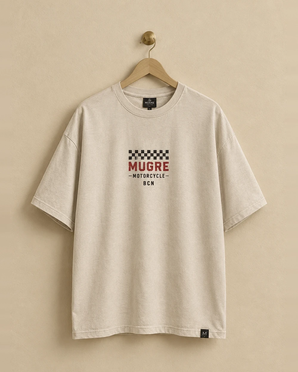 Camiseta RIDER de Mugre Motorcycle, vista delantera